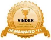 Vinder 2011 - Bedste Affiliate